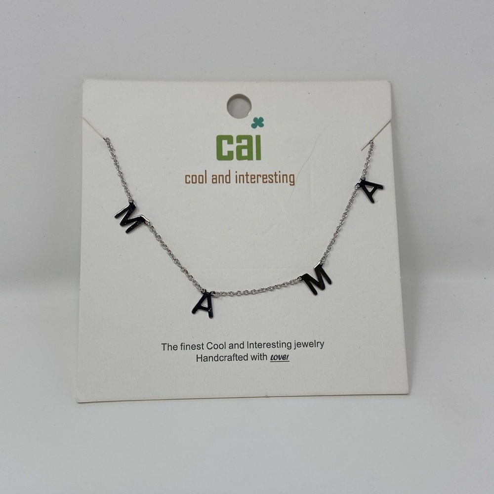 Cai Necklace “MAMA” Silver NWT